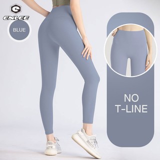 Enlee Quần Tập Yoga Không Đường May Lưng Cao Nhanh Khô Phong Cách Âu Mỹ Quần yoga bó sát thoáng khí dành cho người lớn