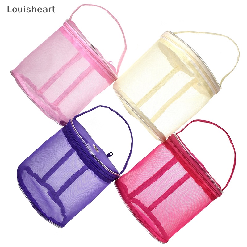 Louisheart Túi Đựng Dụng Cụ Đan Len Hình Tròn Tiện Dụng
