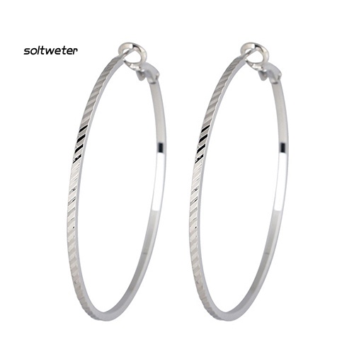 Đôi Bông Tai Khoen Tròn Lớn Thời Trang Cho Nữ