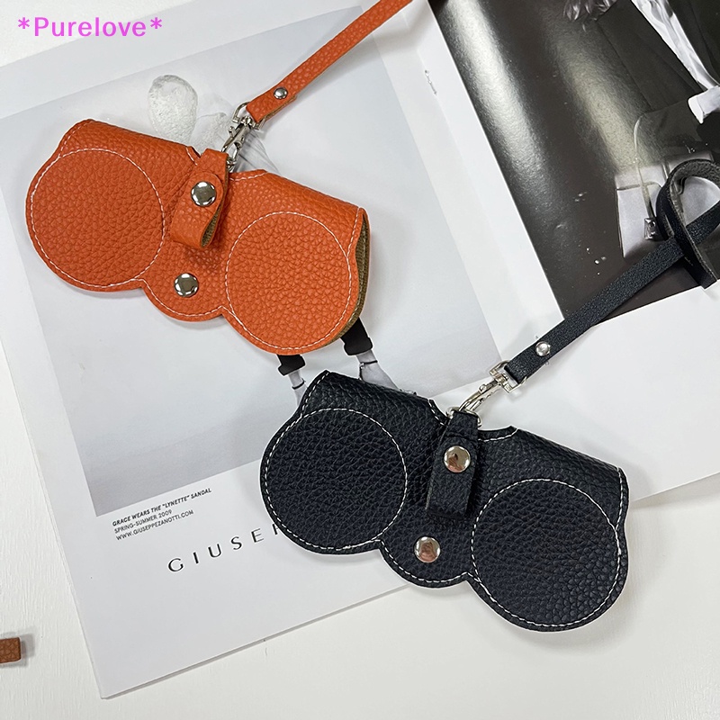 Túi Da PU Đựng Mắt Kính Thiết Kế Đơn Giản Dễ Thương Mới