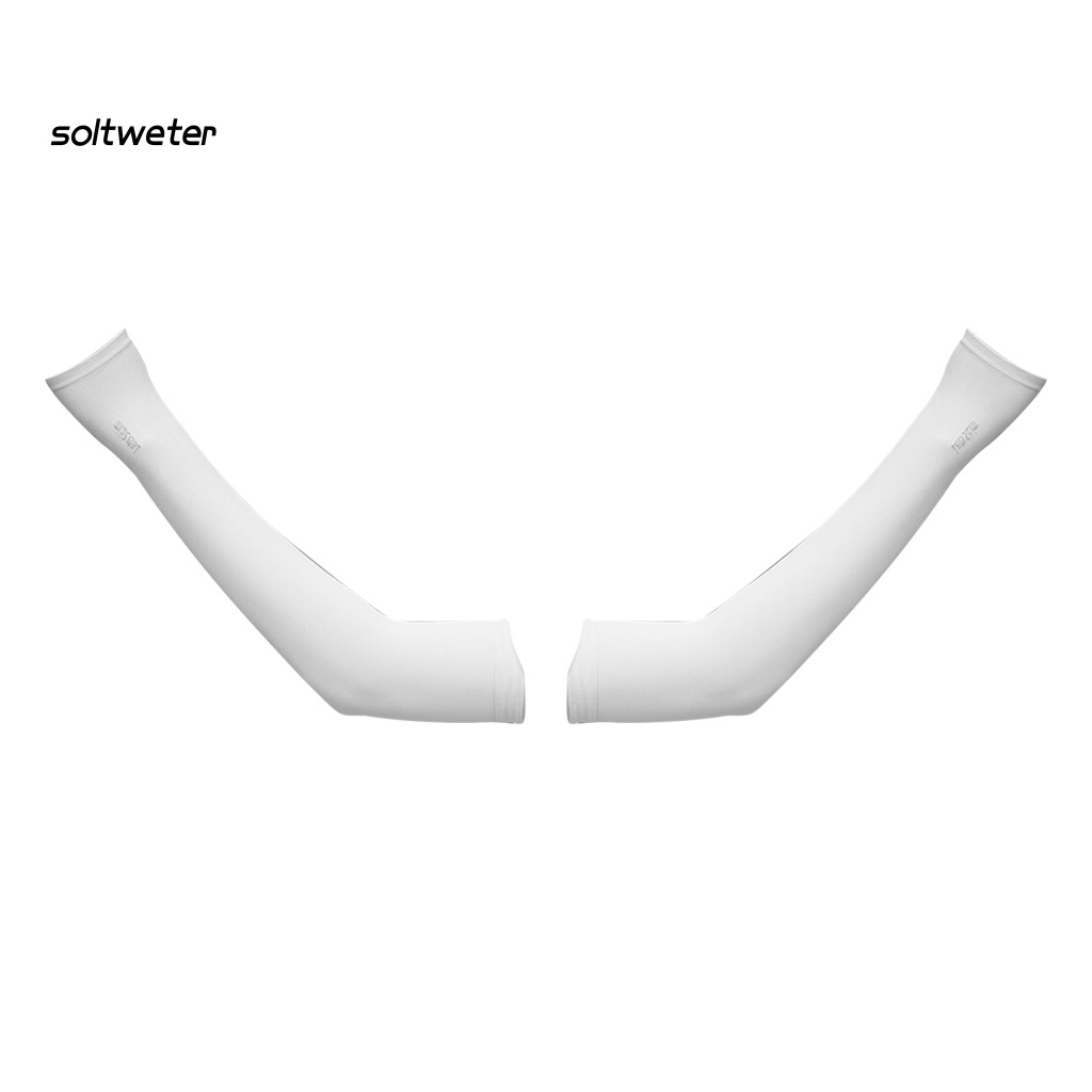 1 Đôi Găng Tay Chống Nắng / Tia UV Độ Co Giãn Cao Màu Sắc Đơn Giản Có Thể Giặt Sạch Dành Cho Nam Và Nữ