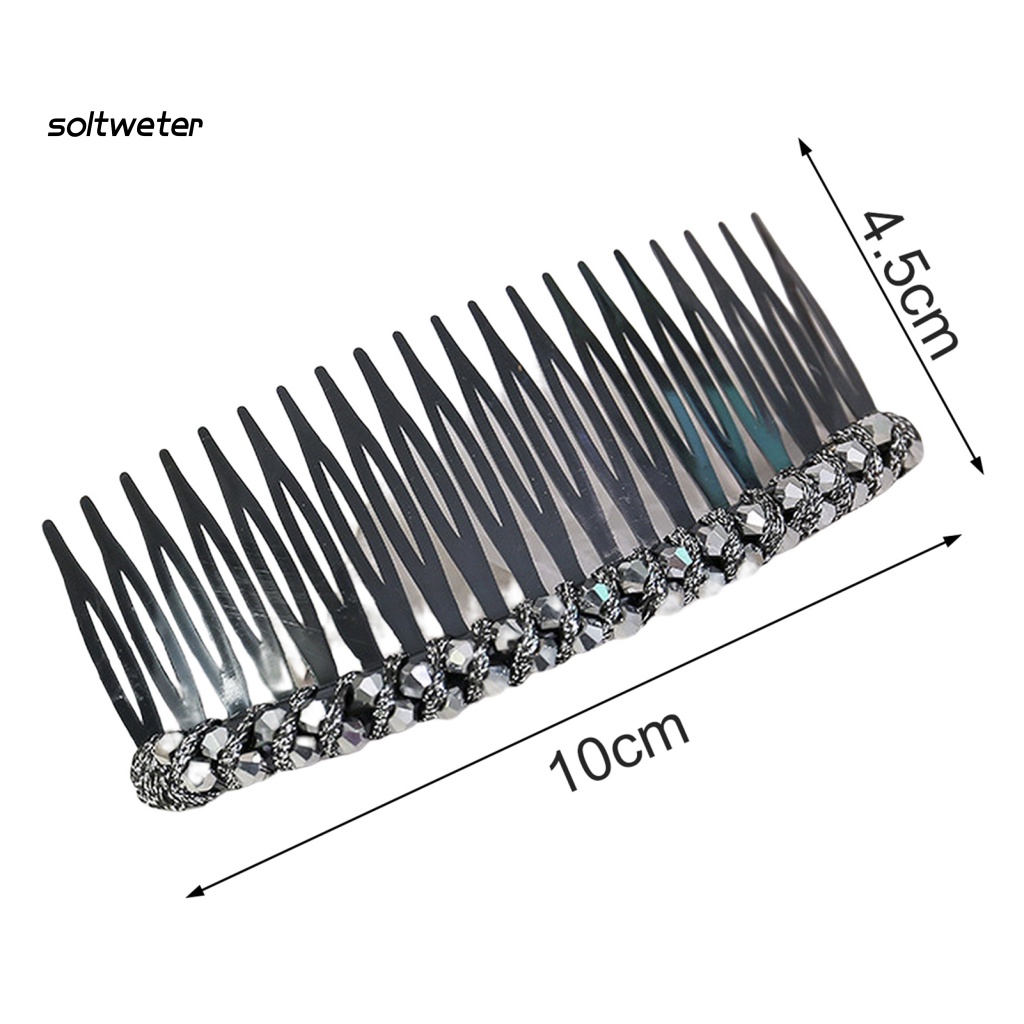 Lược Kẹp Tóc Chống Trượt Dễ Sử Dụng Tạo Kiểu Sáng Bóng