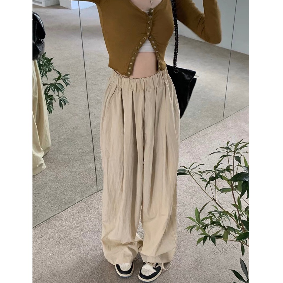 ] Quần Ống Đứng Vải Mềm Thoải Mái Dễ Mặc Mùa Hè