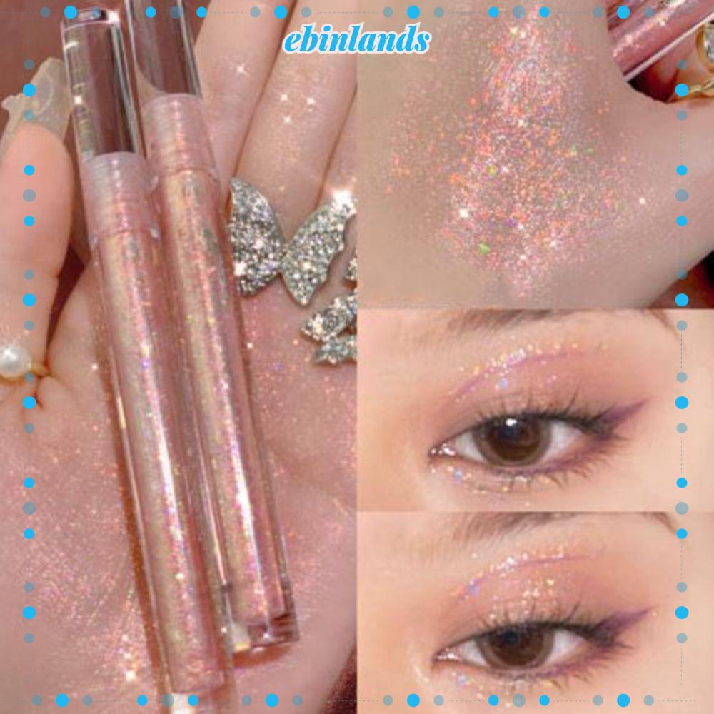 EBINLANDS Nhũ Mắt Dạng Gel Lấp Lánh Kháng Nước Và Lâu Phai Sành Điệu Cho Nữ