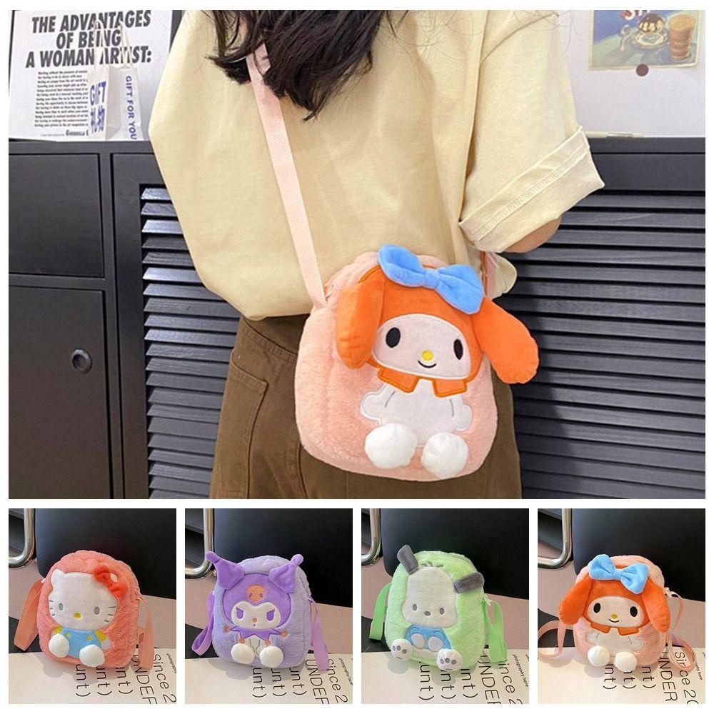 Shanhai Túi Đeo Vai Đựng Điện Thoại Hình melody cinnamoroll kuromi Dễ Thương