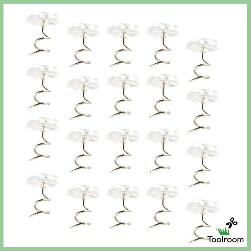 Set 20 Ốc Vít Đầu Xoắn Tròn Trong Suốt