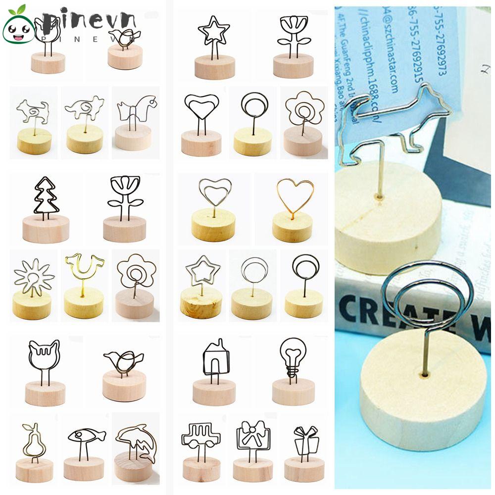 PINEVN Giá Đỡ Kẹp Ảnh Để Bàn Trang Trí Nhà Cửa DIY