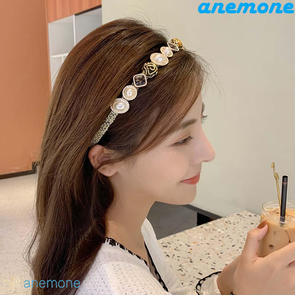 Băng Đô Mỏng Đính Ngọc Trai Phong Cách Hàn Quốc Thanh Lịch Dành Cho Nữ