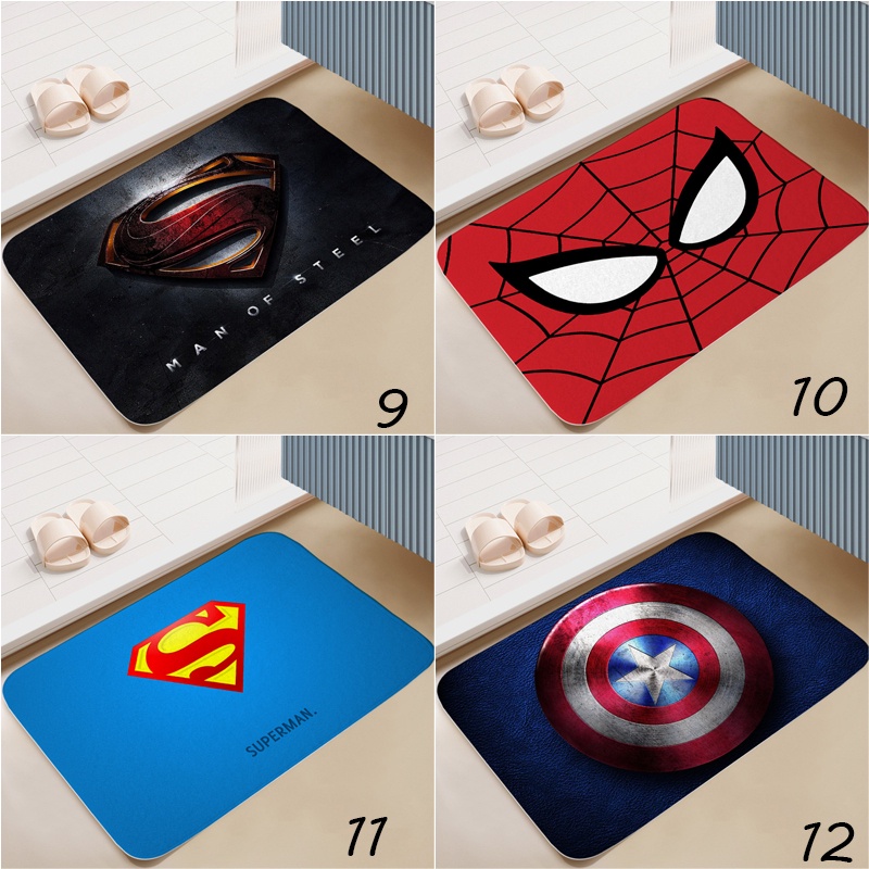 Thảm lót sàn Chống Trượt In Hình Siêu Anh Hùng Marvel
