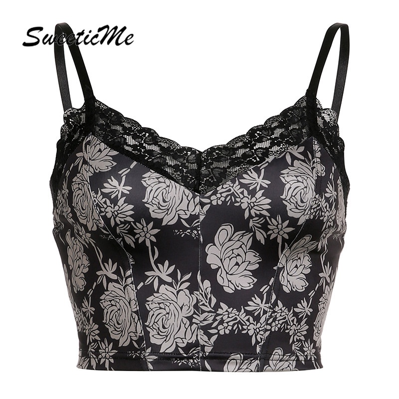 Áo Croptop Hai Dây Cổ Chữ V Màu Trơn Thời Trang Mới 2023 Cho Nữ