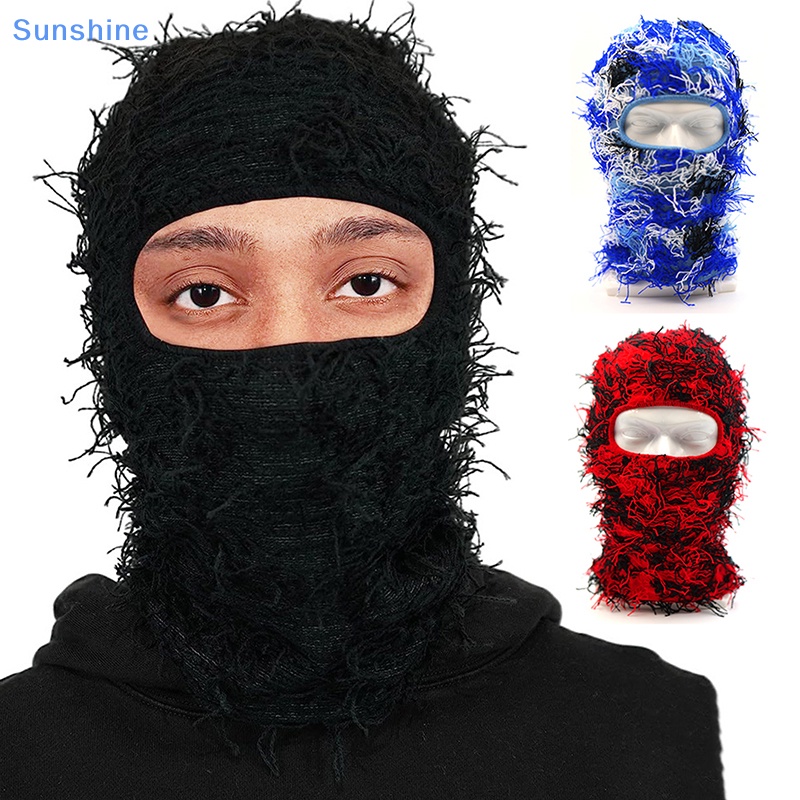 Mũ Len Kèm Khẩu Trang Họa Tiết Rằn Ri Thời Trang Unisex 2023 Vn VN