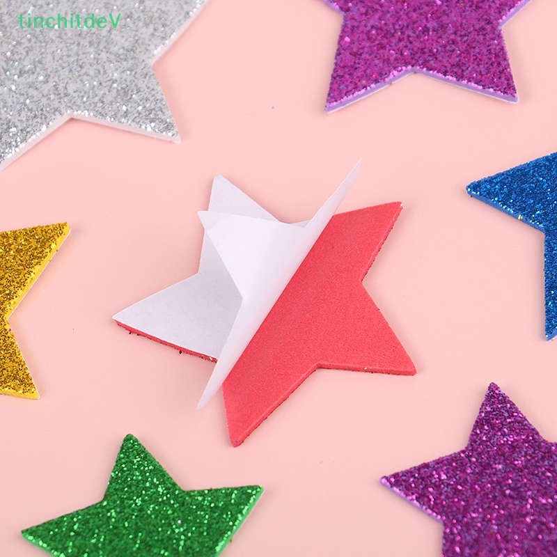[TinchitdeV] 45 Miếng Dán Xốp Tự Dính Hình Ngôi Sao Lấp Lánh Trang Trí Tiệc Sinh Nhật DIY
