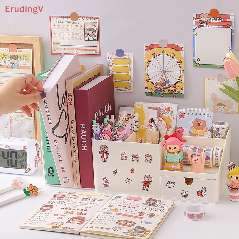 Giá Đỡ Bút / Sách Để Bàn 2 Trong 1 Kiểu Dáng Đáng Yêu