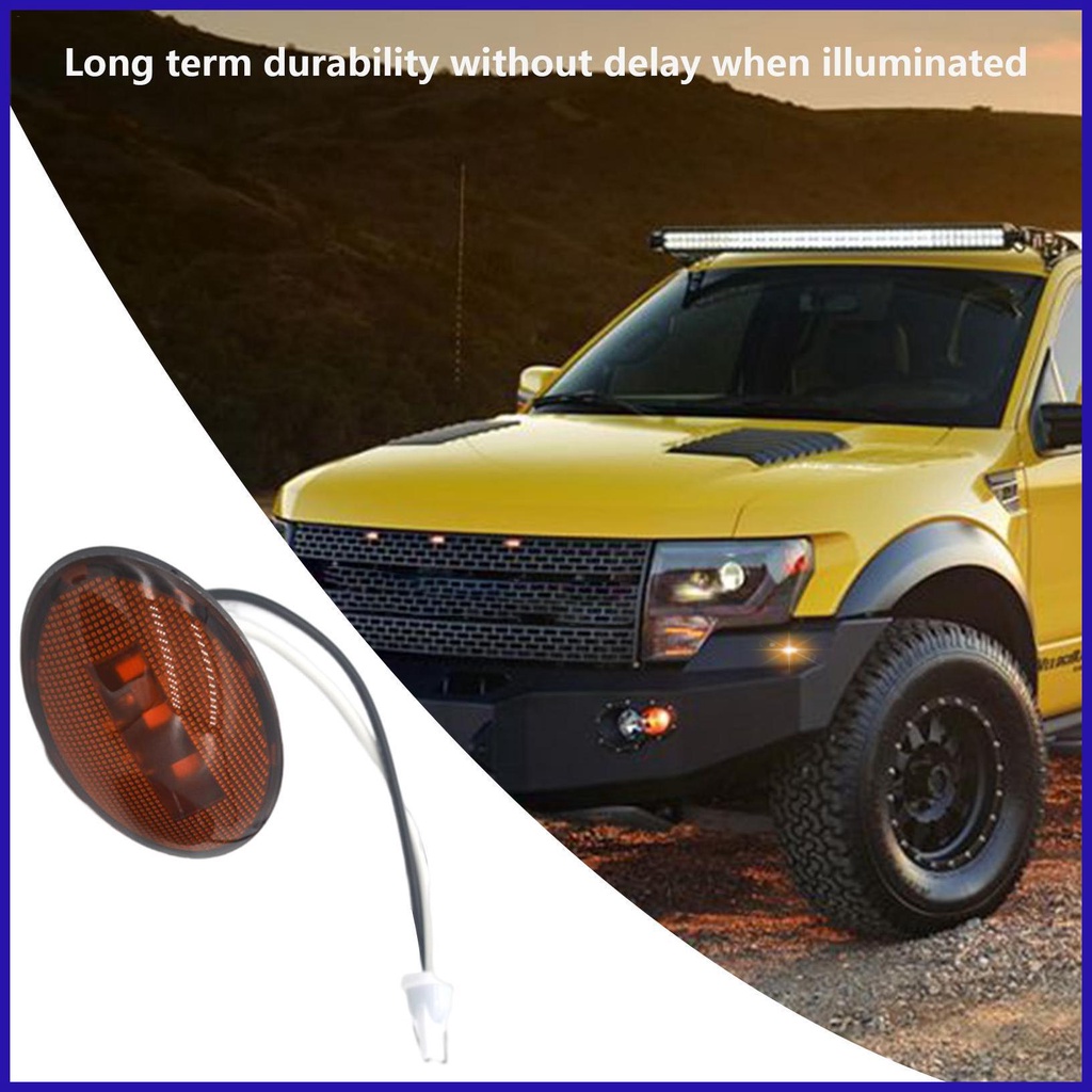 Đèn LED Xi Nhan 3 Bóng Hình Oval Chống Thấm Nước Đa Năng Cho Xe Tải