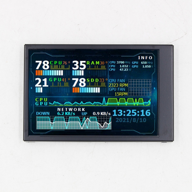 Mô-đun Màn Hình LCD 3.5 Inch Mini IPS Cho Màn Hình Máy Tính AIDA64 Chassis USB