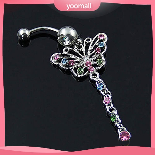 Khuyên RốN HìNh BướM ĐíNh Đá Xinh XắN