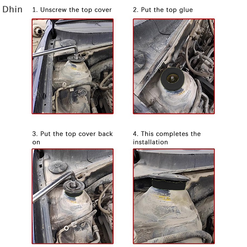 [Dhin] Universal Suspension Shock-Absorbing Rubber Ring Bushing Bearing Washer For Front Strut Top Mount Tower Gap Fix Noise Over Bumps COD