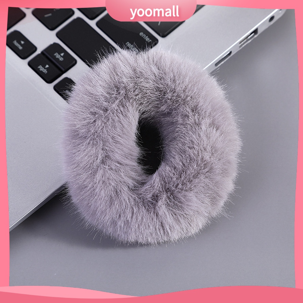 Dây Buộc Tóc Hình Bánh Donut Độ Co Giãn Cao Cho Nữ