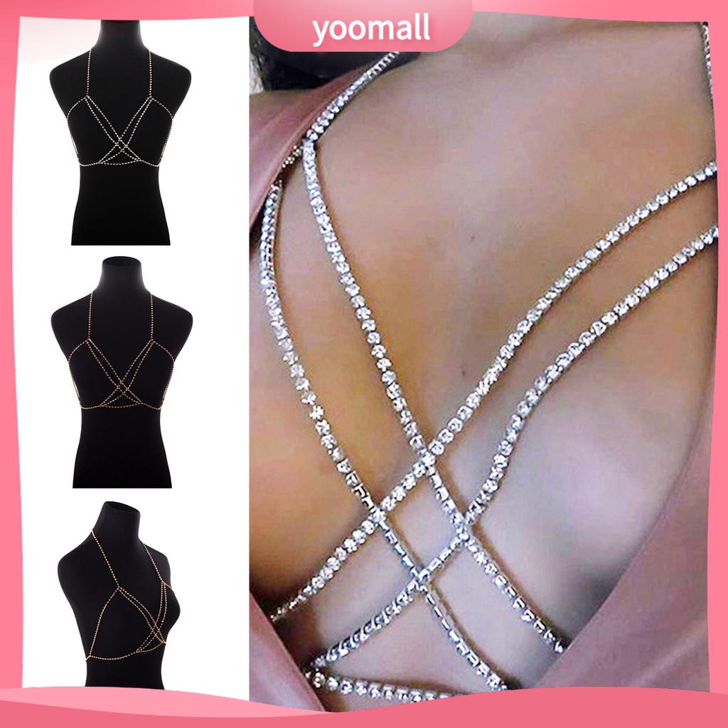 [YM] Vòng cổ Đeo Bikini Đính Đá Phong Cách Bohemian Gợi Cảm Cho Nữ