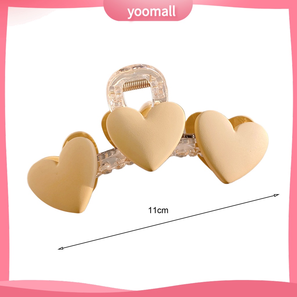 Kẹp Tóc Càng Cua Trong Suốt Co Giãn Chống Trượt Tạo Kiểu Tóc Cho Nữ