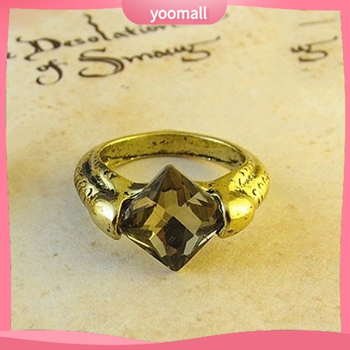 Nhẫn Đính Đá Màu Sắc Đồng Phong Cách Punk Cổ Điển Cho Nam Và Nữ