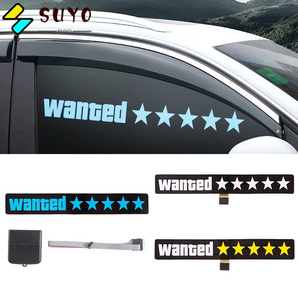 SUYO Hình Dán Xe Hơi Có Đèn LED