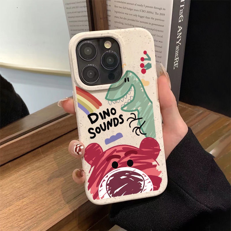 Ốp Điện Thoại Mềm Chống Sốc In Hình Khủng Long Cho Iphone 87 13 14pro 11 max 12 HX8G