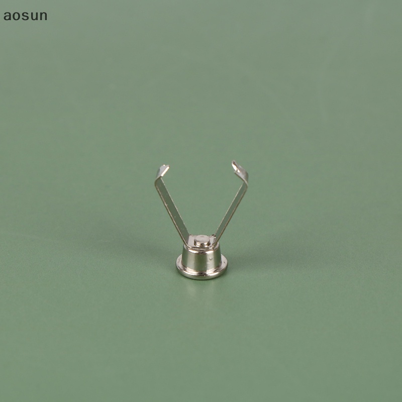 Aosun Set 10 Đầu Kim Loại Hình Trụ Bọc Bảo Vệ Dây Giày Diy