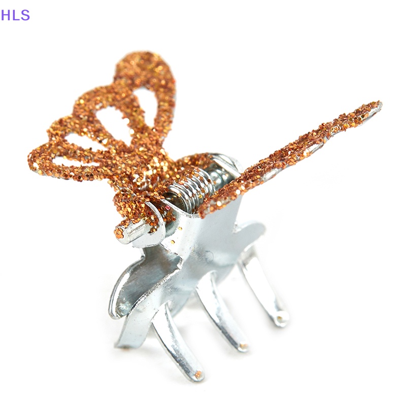 Set 2 Kẹp Tóc Càng Cua Nhỏ Hình Bướm Dễ Thương Thời Trang Cho Nữ