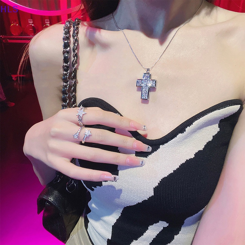 [HLS] Nhẫn Hở Đính Đá Zircon Hình Ngôi Sao Lấp Lánh Có Thể Điều Chỉnh Thời Trang Làm Quà Tặng Tình Yêu Cho