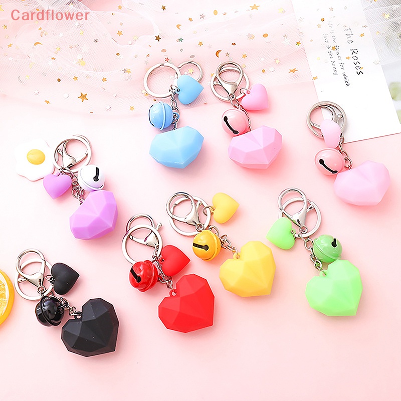 Hộp Đựng Tai Nghe / Móc Khóa Hình Trái Tim Ngọt Ngào DIY Mới