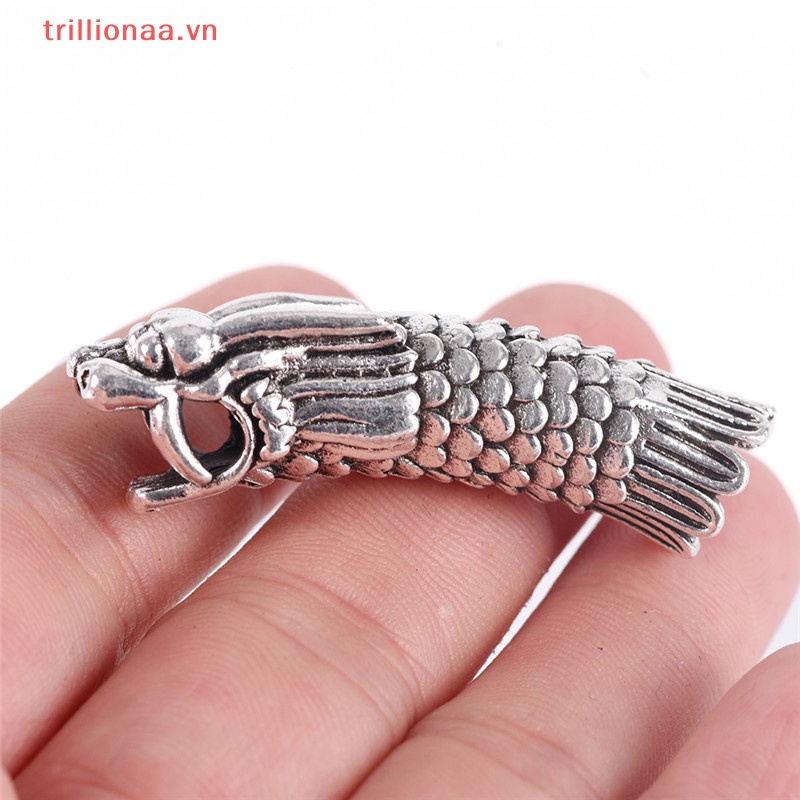 Hạt Xỏ Hình Rồng Phong Cách Vintage Dùng Làm Trang Sức DIY