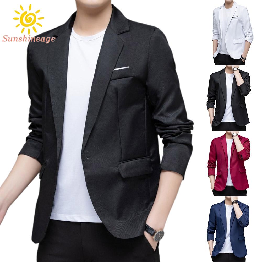 Áo Khoác Tuxedo Mỏng Màu Sắc Thanh Lịch Cho Nam
