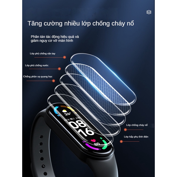 Miếng Dán Màn Hình Vòng Tay Xiaomi Miband 8 Miếng Bảo Vệ Toàn Màn Hình Bao Toàn Bộ Đồng Hồ Thông Minh 8 Thể Thao