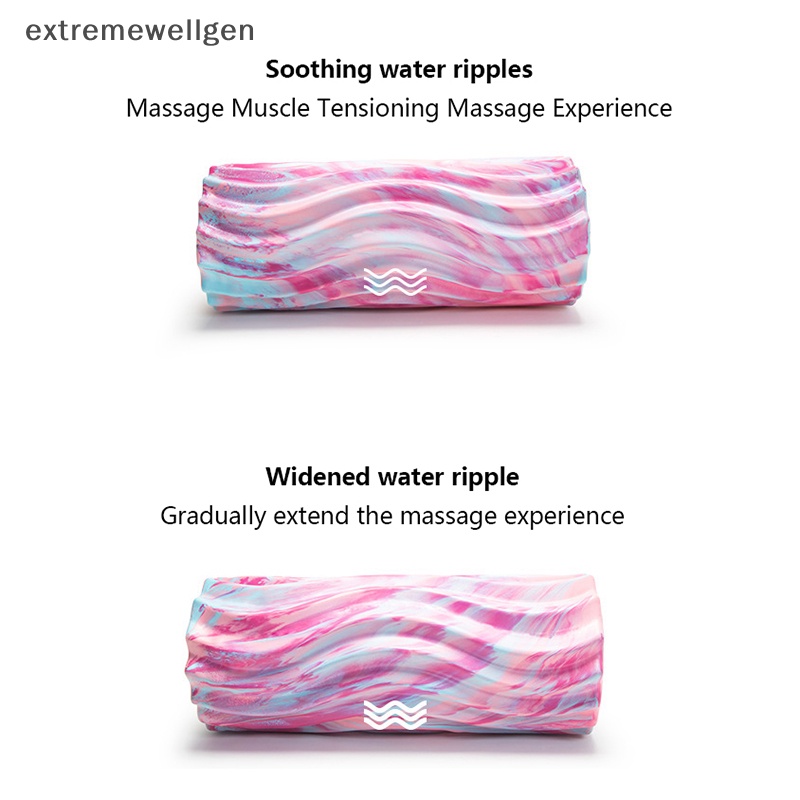 [Cực Tốt] Thanh Lăn Xốp Eva Họa Tiết Rằn Ri Hỗ Trợ Tập Yoga