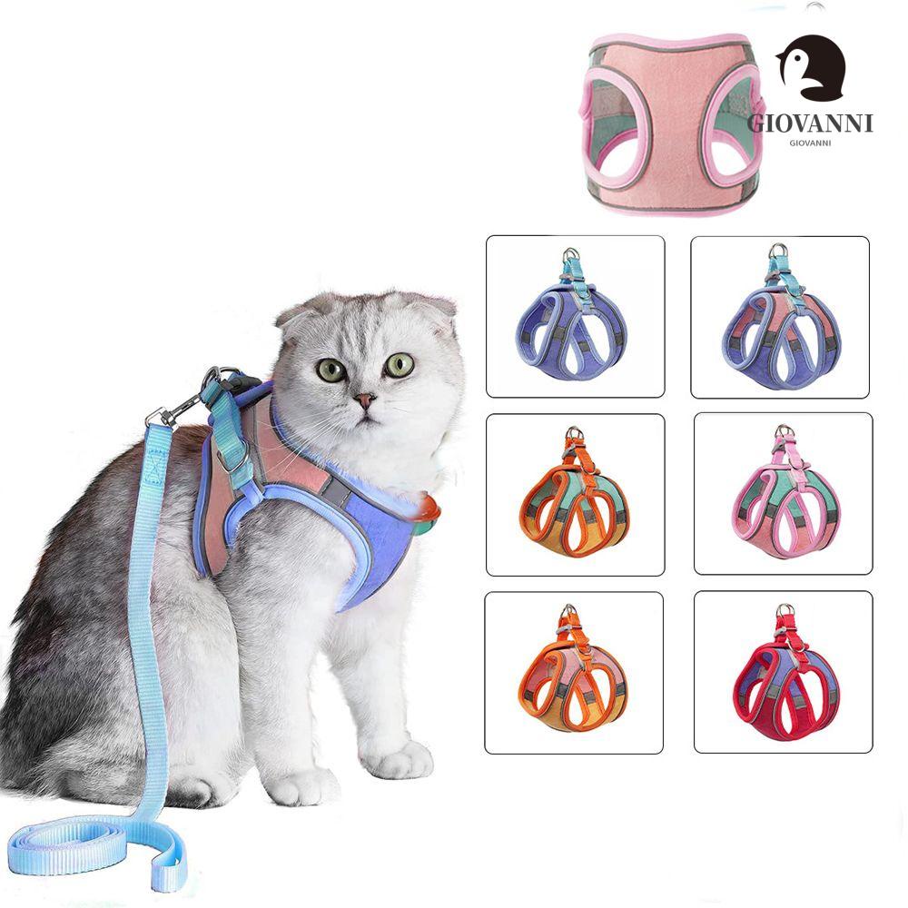 Giovanni Áo Vest Thoáng Khí Chống Rò Rỉ Có Thể Điều Chỉnh Dành Cho Chó Mèo