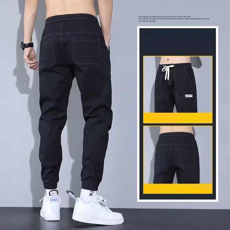 Quần Jean Dài Dáng Rộng Đơn Giản Chất Lượng Cao Cho Nam