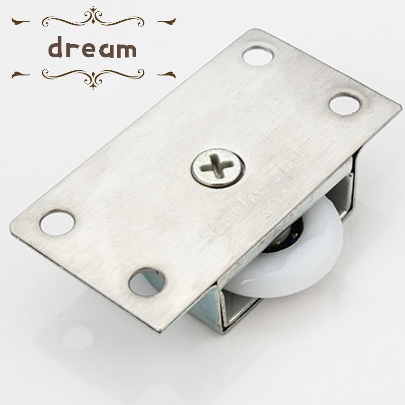 【DREAMLIFE】Door Rollers Stainless Steel Sliding Cupboard Hanging Furniture Replacement
