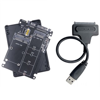 Vỏ ssd m2 msata sang usb bộ chuyển đổi msata vỏ m.2 ngff msata ssd sang sata 3.0 2.5 bộ chuyển đổi riser board m.2 cáp hộp cho máy tính xách tay