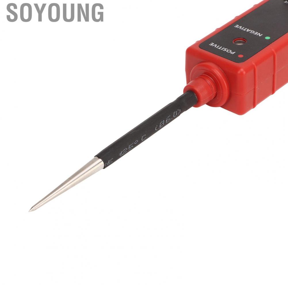 Soyoung Car  Tool 6‑24V DC Automotive Electric Circuit Tester Power Probe Detector 7A Break Current Locate Short Circuits