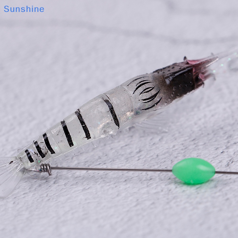 1 Mồi Câu Cá Hình Tôm Nhân Tạo 9cm / 6g Có Móc Câu Tiện Dụng