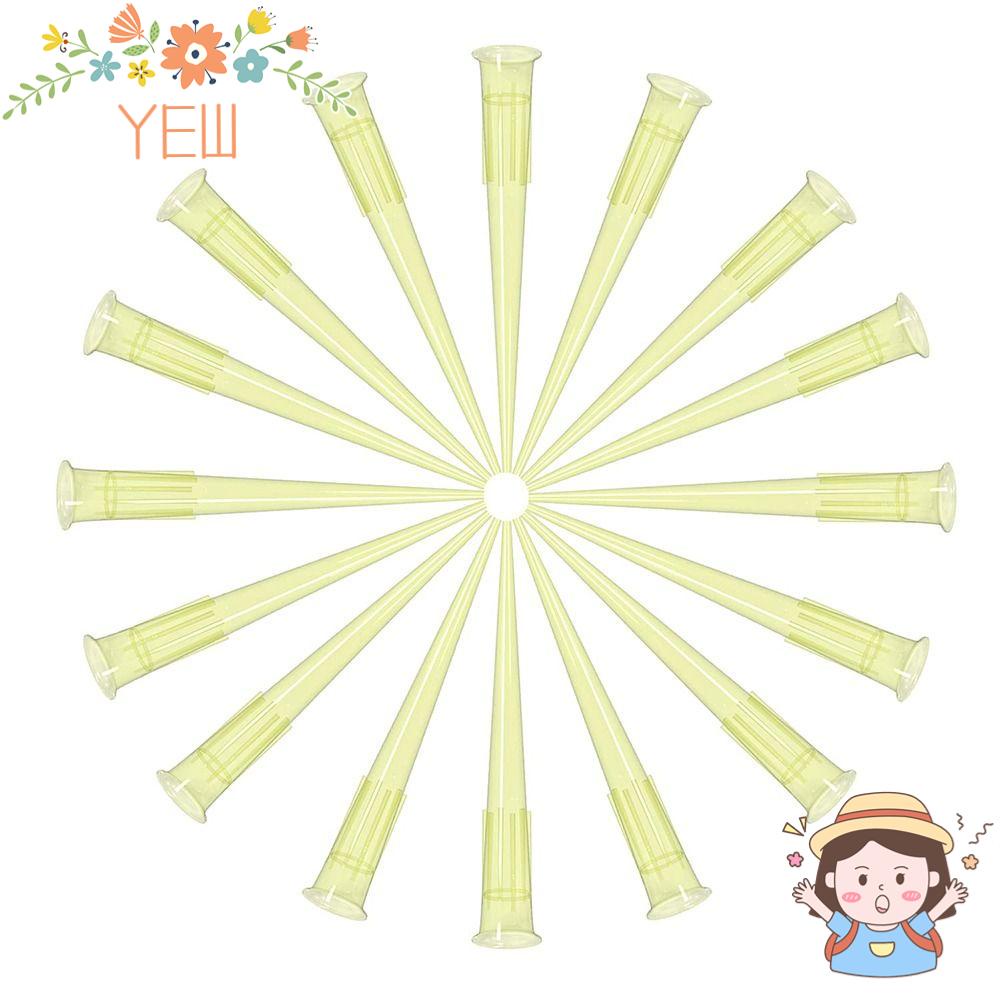 Bộ 200 Đầu Ống Nhựa Polypropylene Màu Vàng Trong Suốt 200 UL