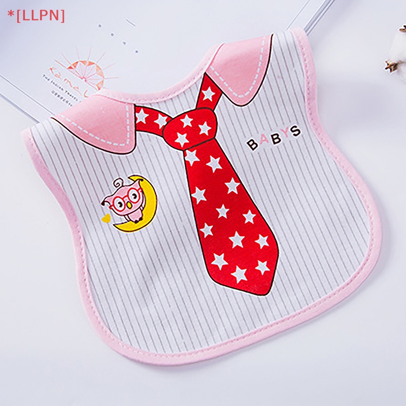 [loyaltysun] Yếm Ăn 3 Lớp Dày Dặn Họa Tiết Hoạt Hình Cho Bé Sơ Sinh