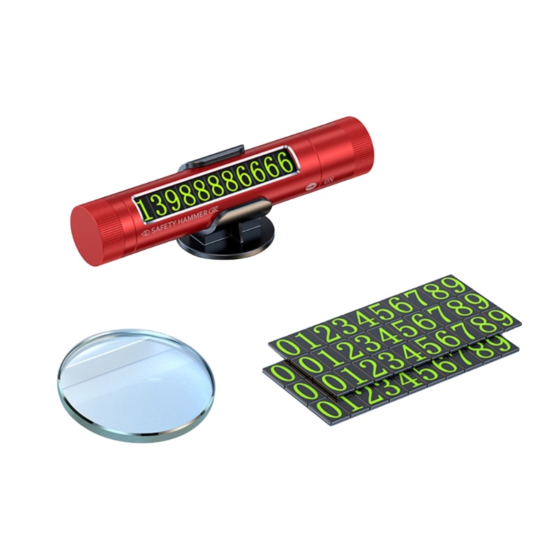 Bảng Số Đậu Xe 2 Trong 1 Bằng Hợp Kim Nhôm Chất Lượng Cao