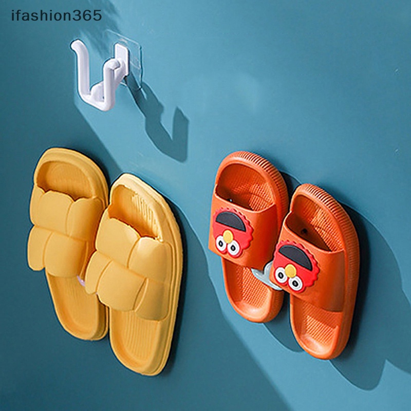 Giá Treo Dép Gắn Tường Không Cần Đục Lỗ Thoát Nước Tiện Dụng Cho Nhà Tắm / Phòng Ngủ ifashion365
