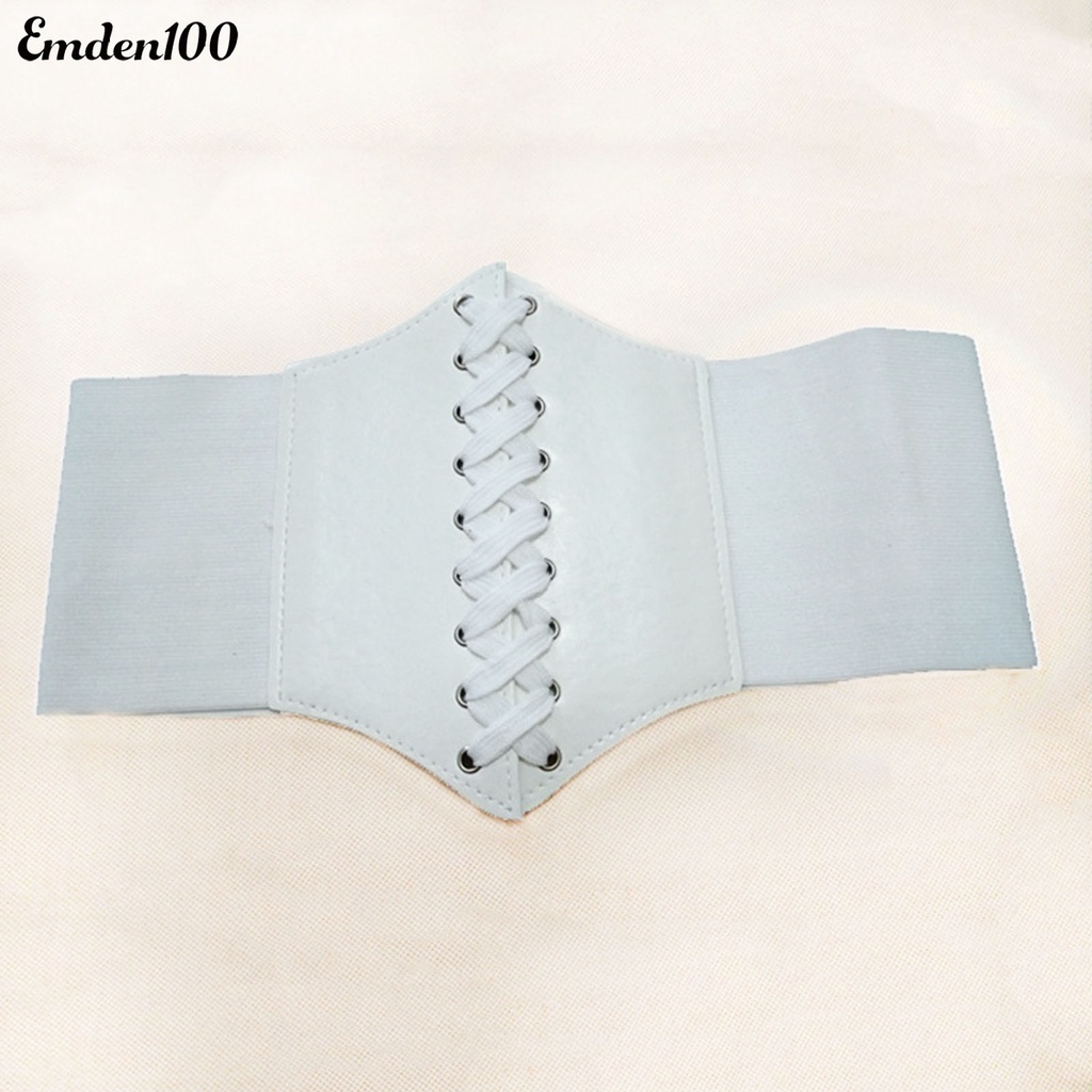 Thắt Lưng Giả Da Bản Rộng Co Dãn Định Hình Cơ Thể