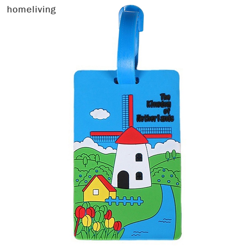 Thẻ Ghi Thông Tin Hành Lý Bằng Silicon Mềm Họa Tiết Hoạt Hình Sáng Tạo