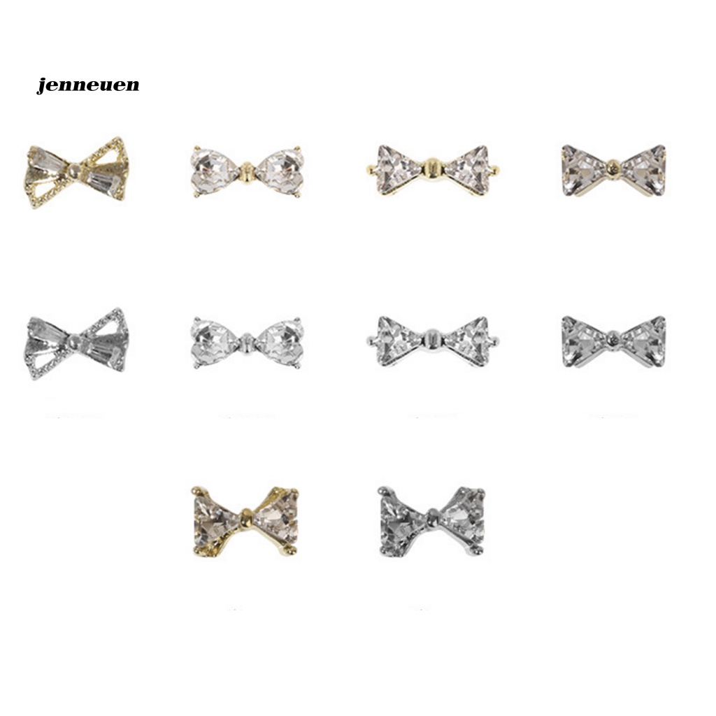 Túi 20 Phụ Kiện Đính Trang Trí Móng Tay Nghệ Thuật Bằng Hợp Kim Dành Cho Nữ