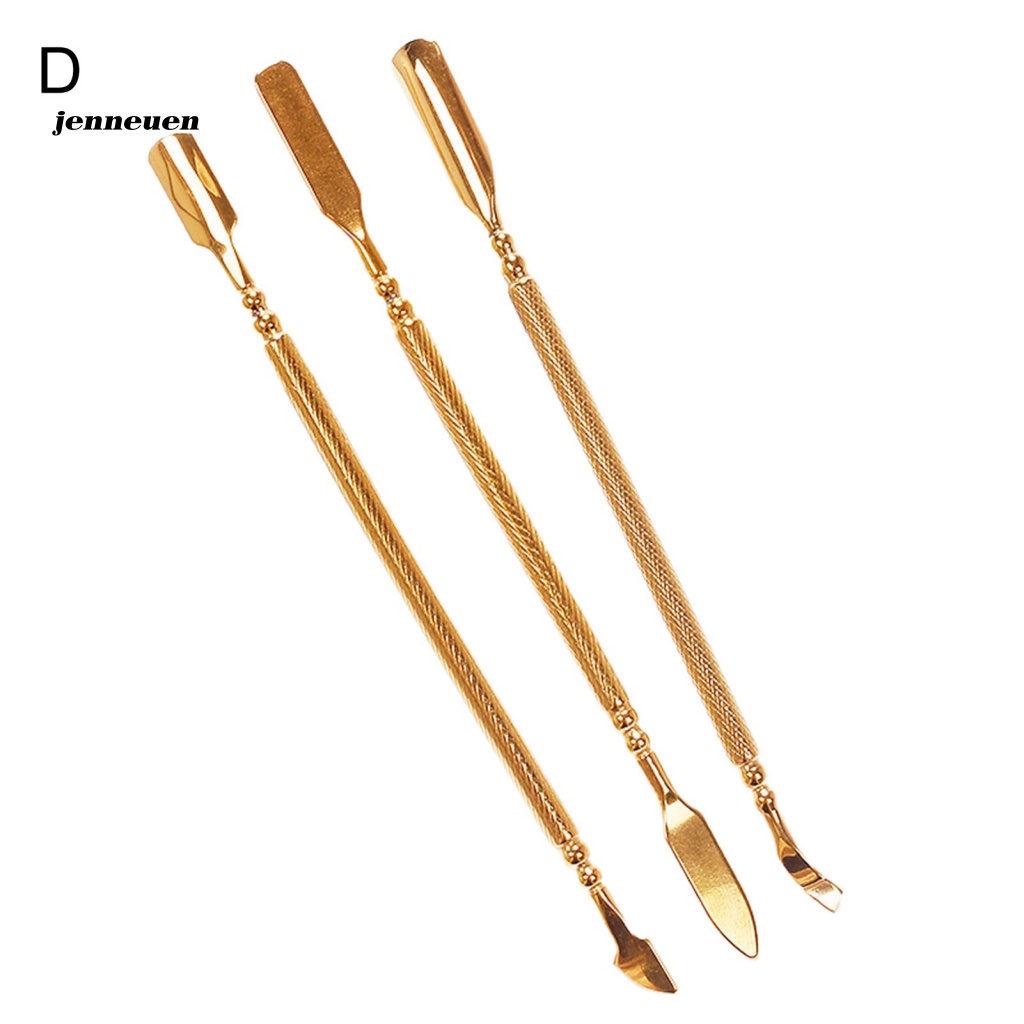 Bộ 3 Dụng Cụ Chăm Sóc Móng Tay Với Thiết Kế Hai Đầu Tiện Dụng