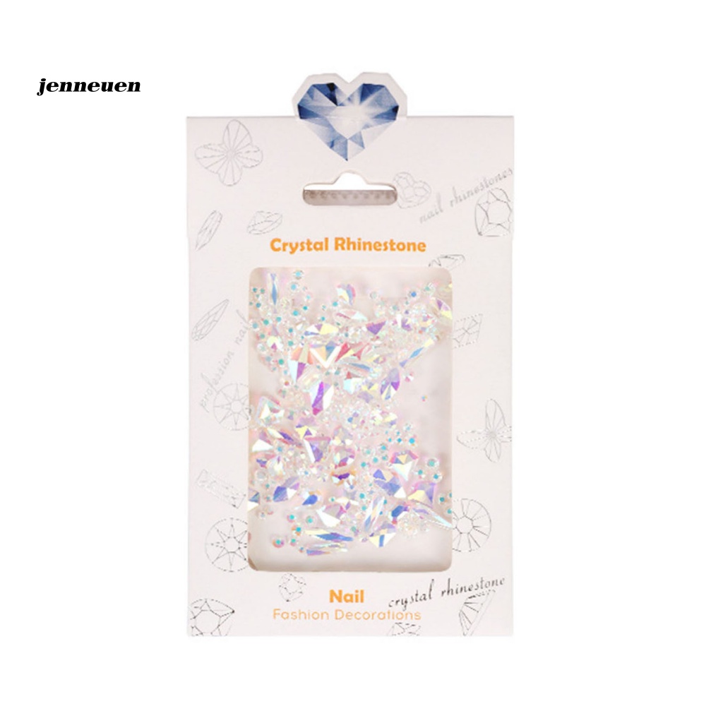 1 Túi Phụ Kiện Trang Trí Móng Nghệ Thuật 3D Nhiều Màu Sắc Lấp Lánh DIY